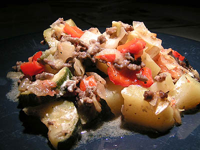 Gemüse-Hackfleisch-Auflauf Gemüse-Hackfleisch-Auflauf