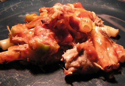 Nudelauflauf mit Thunfisch und Gemüse