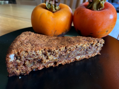 Kaki-Walnuss-Kuchen